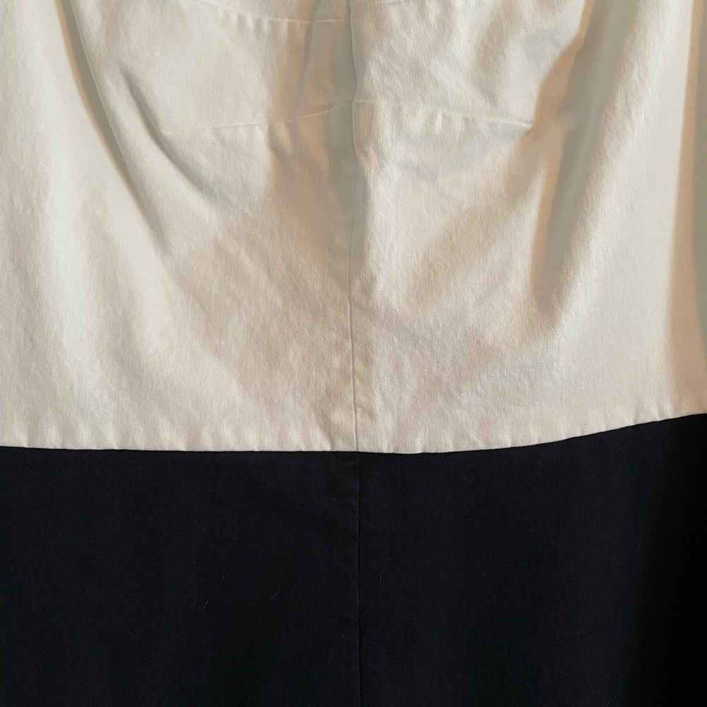 White and Blue banana republic dress